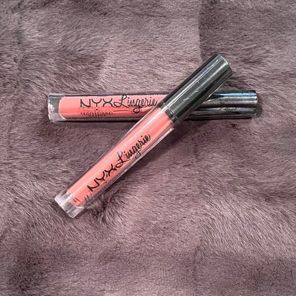 Two (2) NYX Lip Lingerie Lasting Lightweight Matte Liquid Lipstick -Cabaret Show - Picture 1 of 4